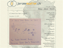 Tablet Screenshot of jeromemueller.ch